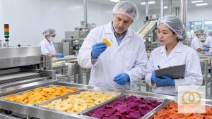 Dried fruit foreign material control inspection for B2B buyers