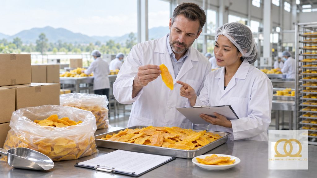 Bulk dried mango supplier Vietnam evaluation for B2B buyers